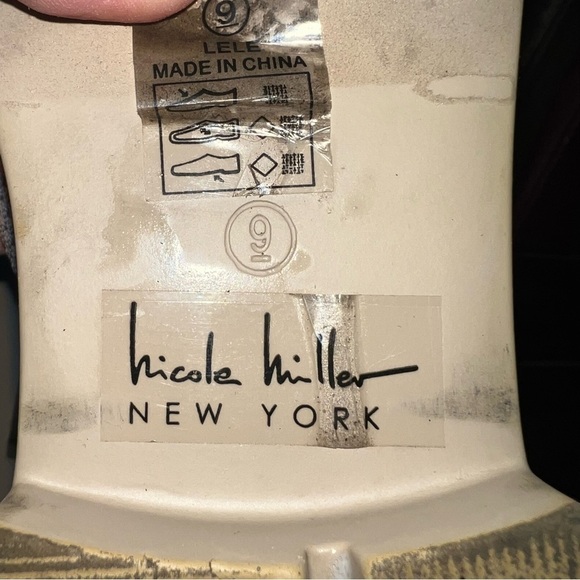 Nicole Miller Lele Lug Platform Wedge Boots - Picture 6 of 7